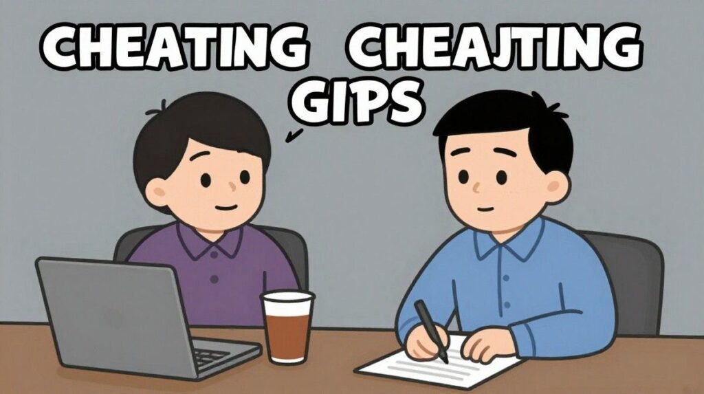 Cheating Caption Gifs